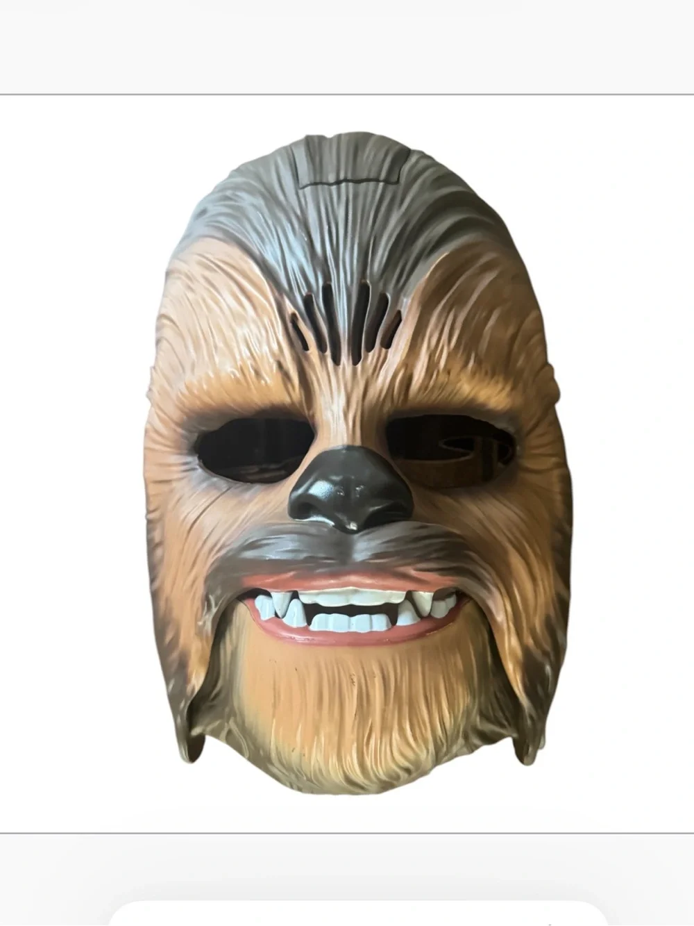 Star Wars Chewbacca Talking Halloween Mask Force Awakens Wookie Roar Hasbro 2015